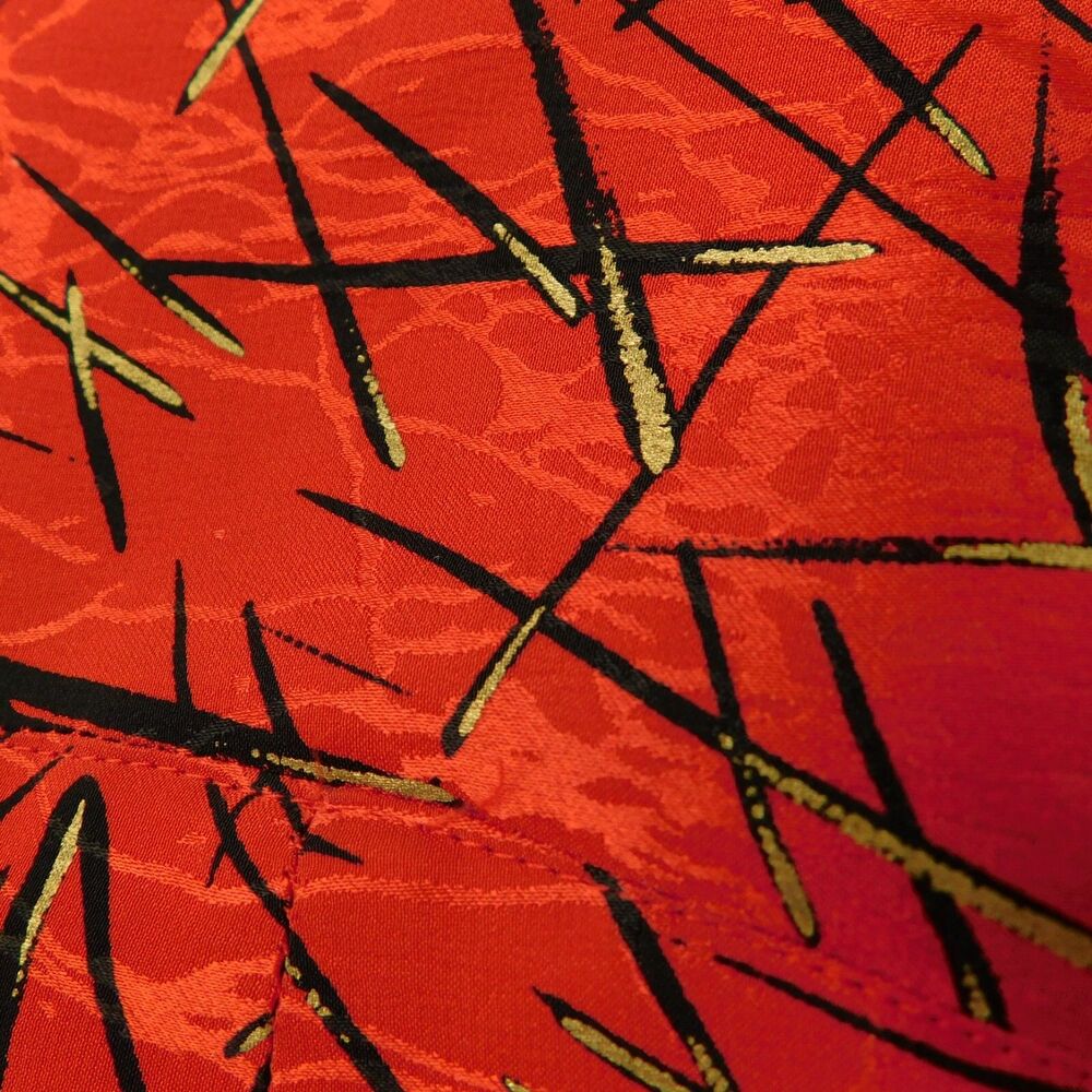 Nora Noh Vintage Silk Tunic Top Red Dolman Sleeve Flowing Size 4 Loose Fit MINT! - Picture 11 of 15